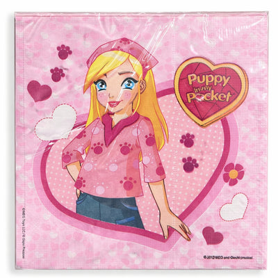 Puppy In My Pocket - Two Ply - Paper Napkin 33X33 Cm - S - 20 Pcs