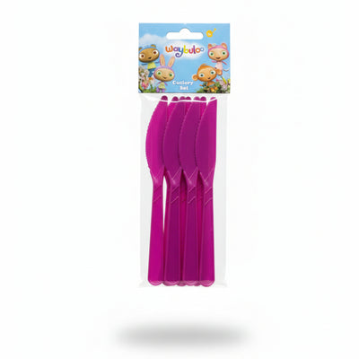 Waybuloo P - Plastic Cutlery - Knife 10 Pcs Set