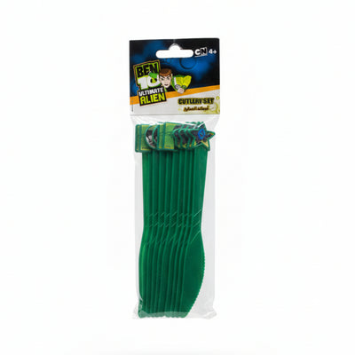Ben10 U - Plastic Cutlery - Knife 10 Pcs Set