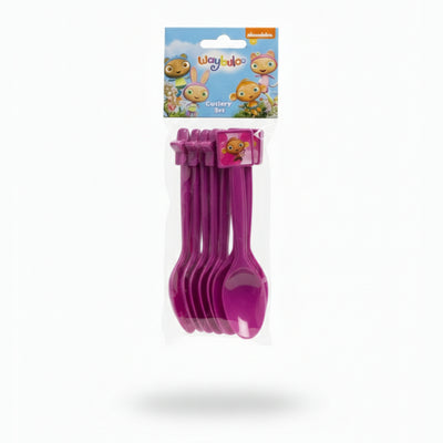 Waybuloo - Plastic Cutlery - Spoon 10 Pcs Set