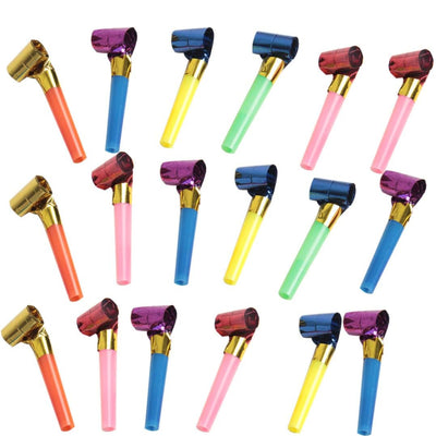 Happy Birthday Party Whistle For Kids - Party Blowers - Pack Of 6 Pcs