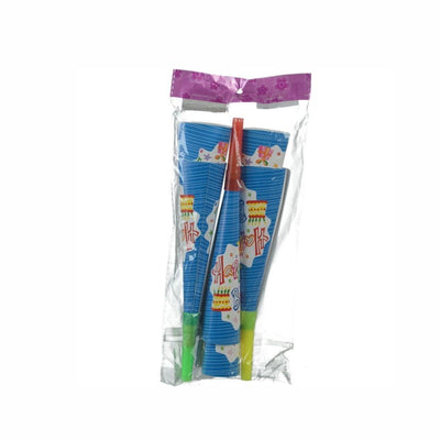 Happy Birthday Party Horns - Party Blower - Pack Of 6 Pcs