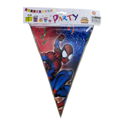 Spiderman Party Decoration Flag Banner - 30 Cm
