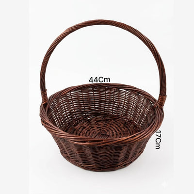 Bamboo Hamber Gift Basket Round - Large - 44X17Cm