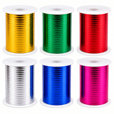 Metallic Craft Twist Ties Wire Rolls - Assorted Colours - 1 Roll - 15 M