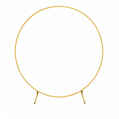 Round Balloon Arch Metal Stand - Gold - 1.8 M