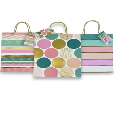 Assorted Design Gift Bag - Size - 23X18X10 Cm ( 1 Bag Only )