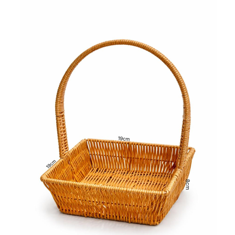 Bamboo Hamber Gift Basket Square - Large - 19X8X19Cm