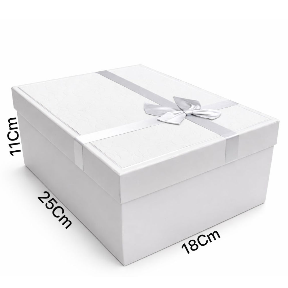 Gift Box Gray Color - Small - 25X11X18Cm