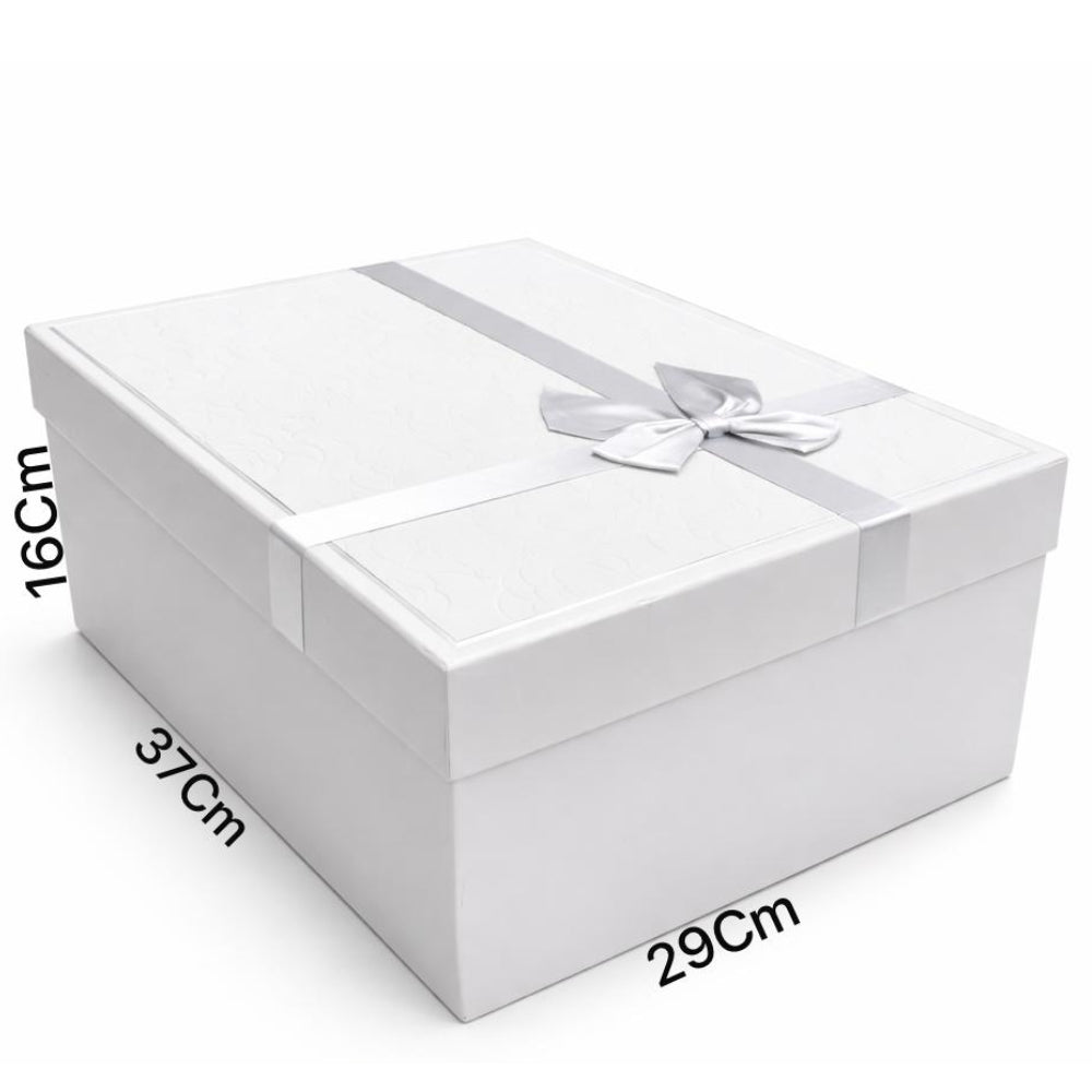 Gift Box Gray Color - Large -37X16X29Cm