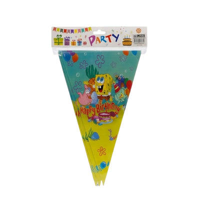 Spongebob Squarepants Party Decoration Flag Banner - 30 Cm