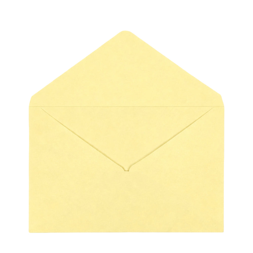 Plain Colour Envelope Light Yellow - 15X9 Cm ( Pack Of 10 Pcs )