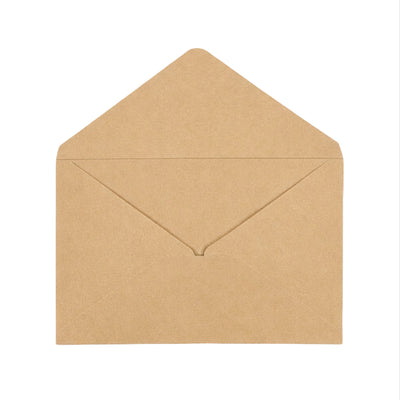 Plain Colour Envelope Light Brown - 15X9 Cm ( Pack Of 10 Pcs )