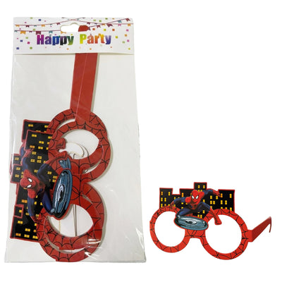 Spider Man Theme Happy Birthday Party Glasses - Goggles