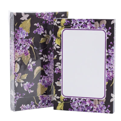 Lilac Floral Pattern Printed Envelope - 11X7.5 Cm ( Pack Of 10 Pcs )