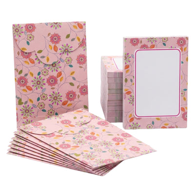 Multi-Petaled Flowers Design Envelope - 11X7.5 Cm ( Pack Of 10 Pcs )