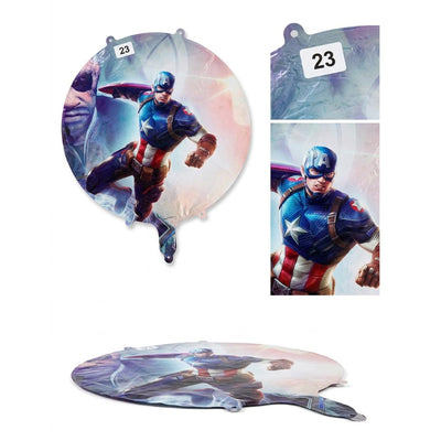 Captain America Character Theme Party Decoration Foil Balloon With Helium
