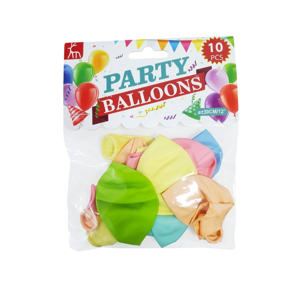 Party Decoration Balloon Kit - Assorted Colours - Pack Of 10 Pcs