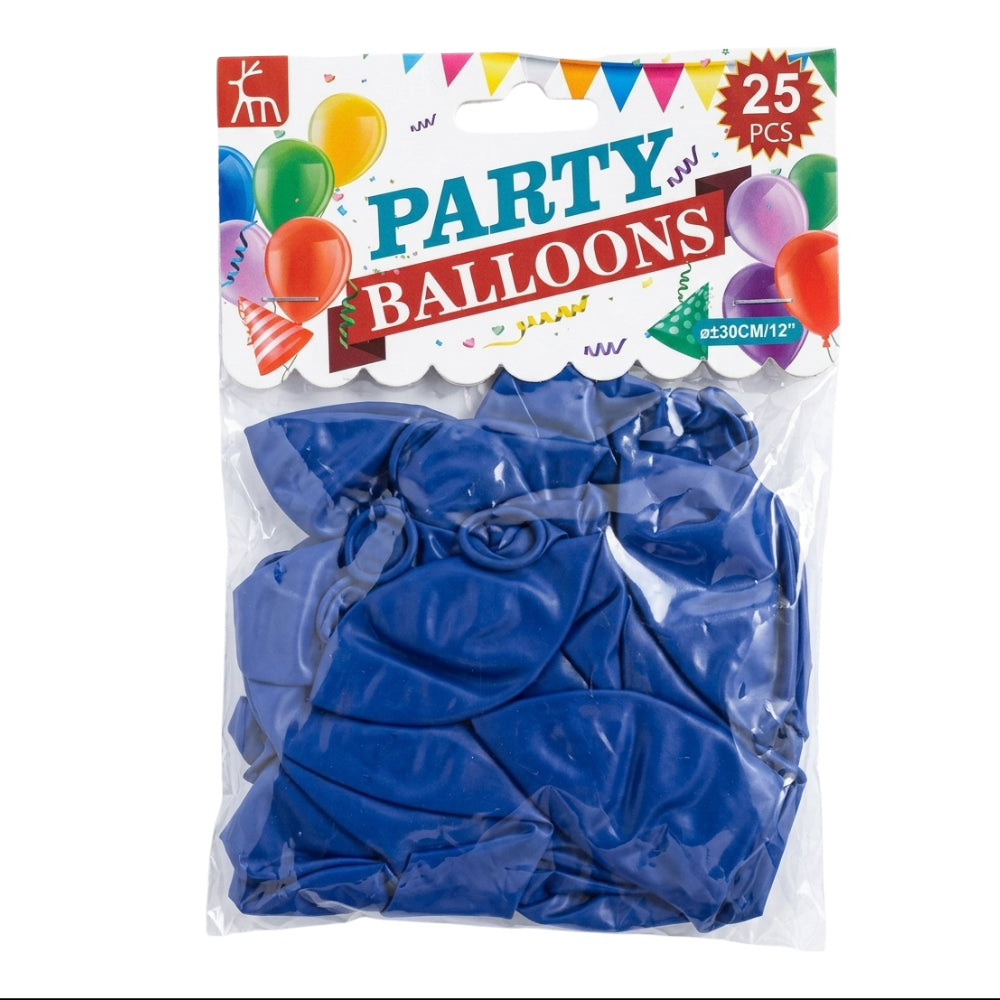 Party Decoration Balloon Kit - Navy Blue - Pack Of 25 Pcs