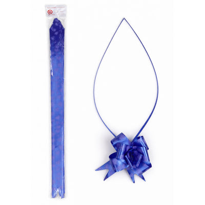 Gift Decorative Ribbon Blue Colour - (Heart Printed Desgin - 47Cm )