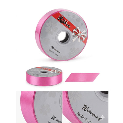 Gift Decorative Ribbon Roll Magenta Colour- 100Mtr