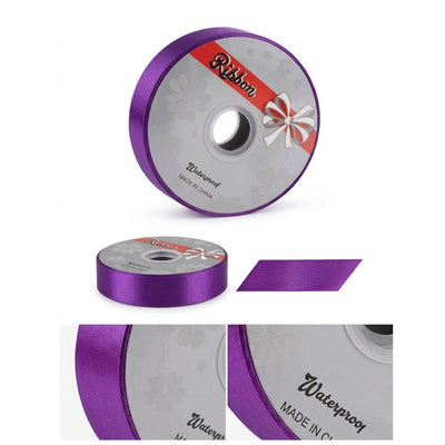 Gift Decorative Ribbon Roll Purple Colour- 100Mtr
