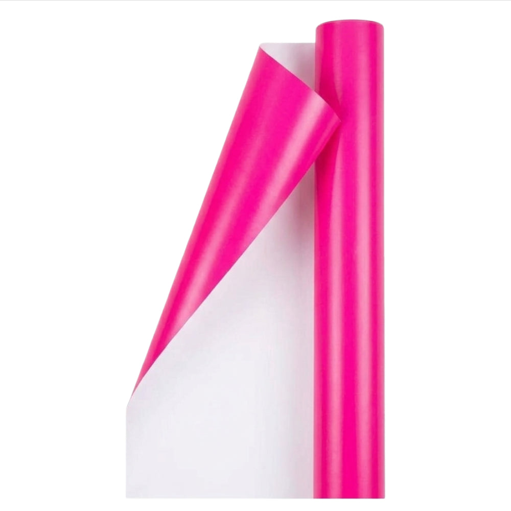 Gift Wrapping Paper - Pink - 70X100 Cm Roll ( Pack Of 2 Pcs )