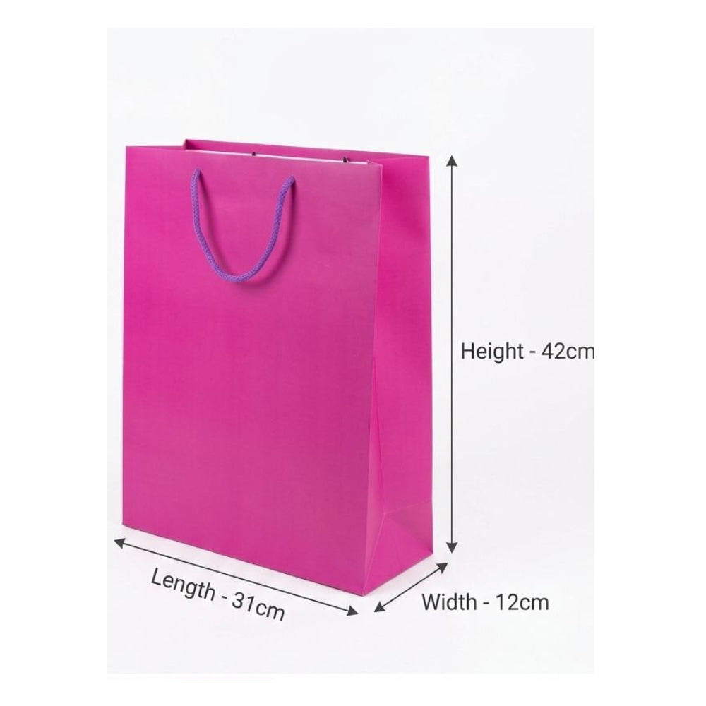 Gift Gloss Bag - Pink Colour - 42X31X12Cm