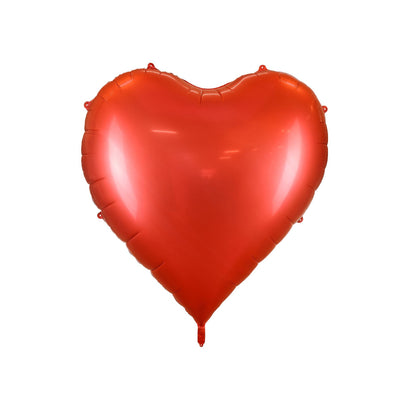 Heart Shaped Foil Balloon - Red - 18 Inch