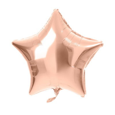 Star Shaped Foil Balloon - Rose Gold - 18 Inch