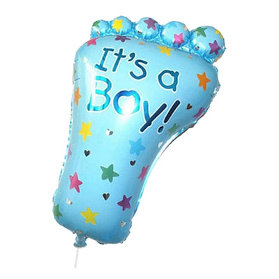 Leg Shaped It'S A Boy Theme Foil Balloon - 18 Inch