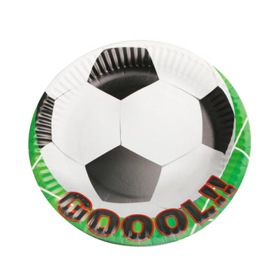 Football Theme Disposable Paper Plate - 7 Inch - Pack Of 10