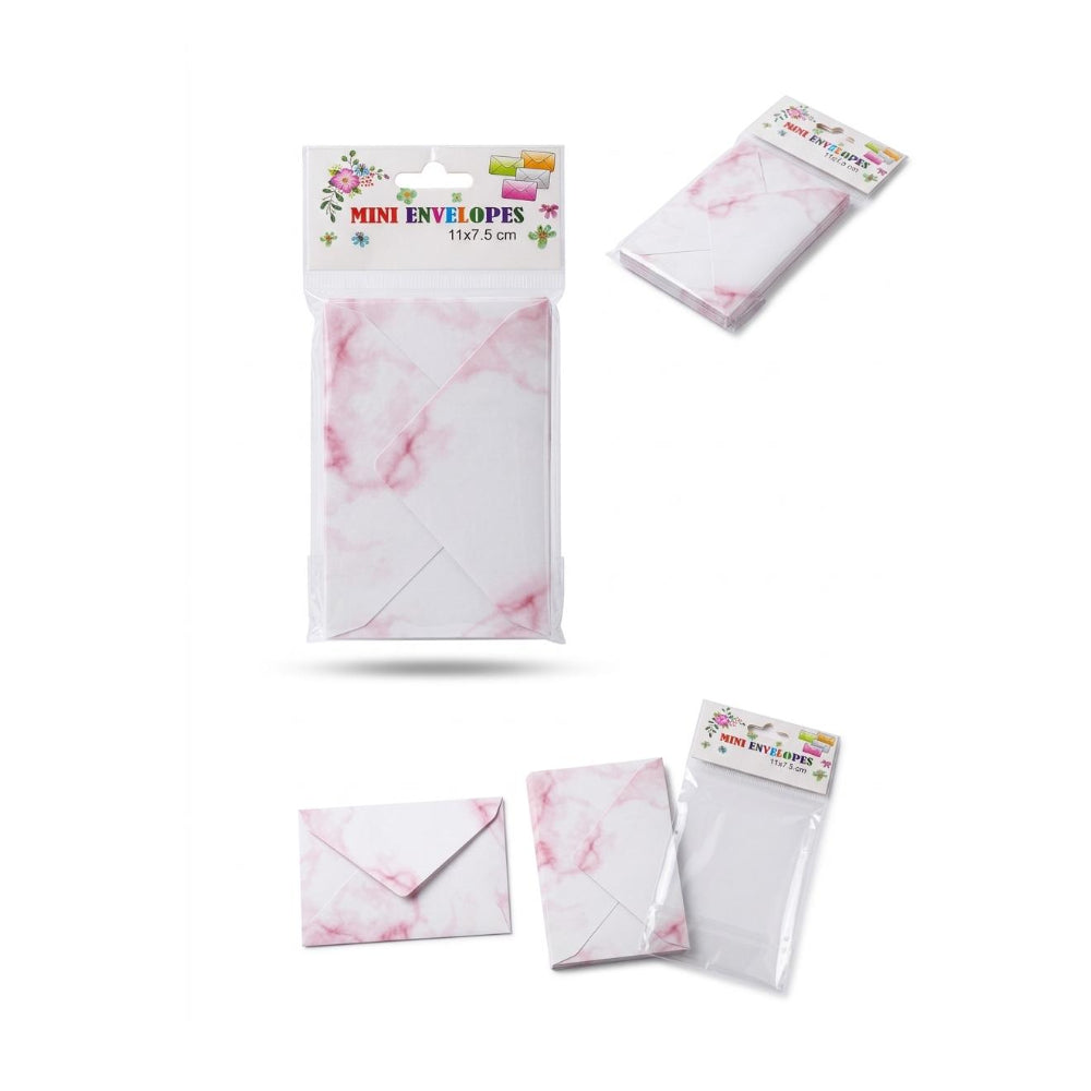 Marble Pattern Money Envelope - 7.5X11 Cm ( Pack Of 10 Pcs )