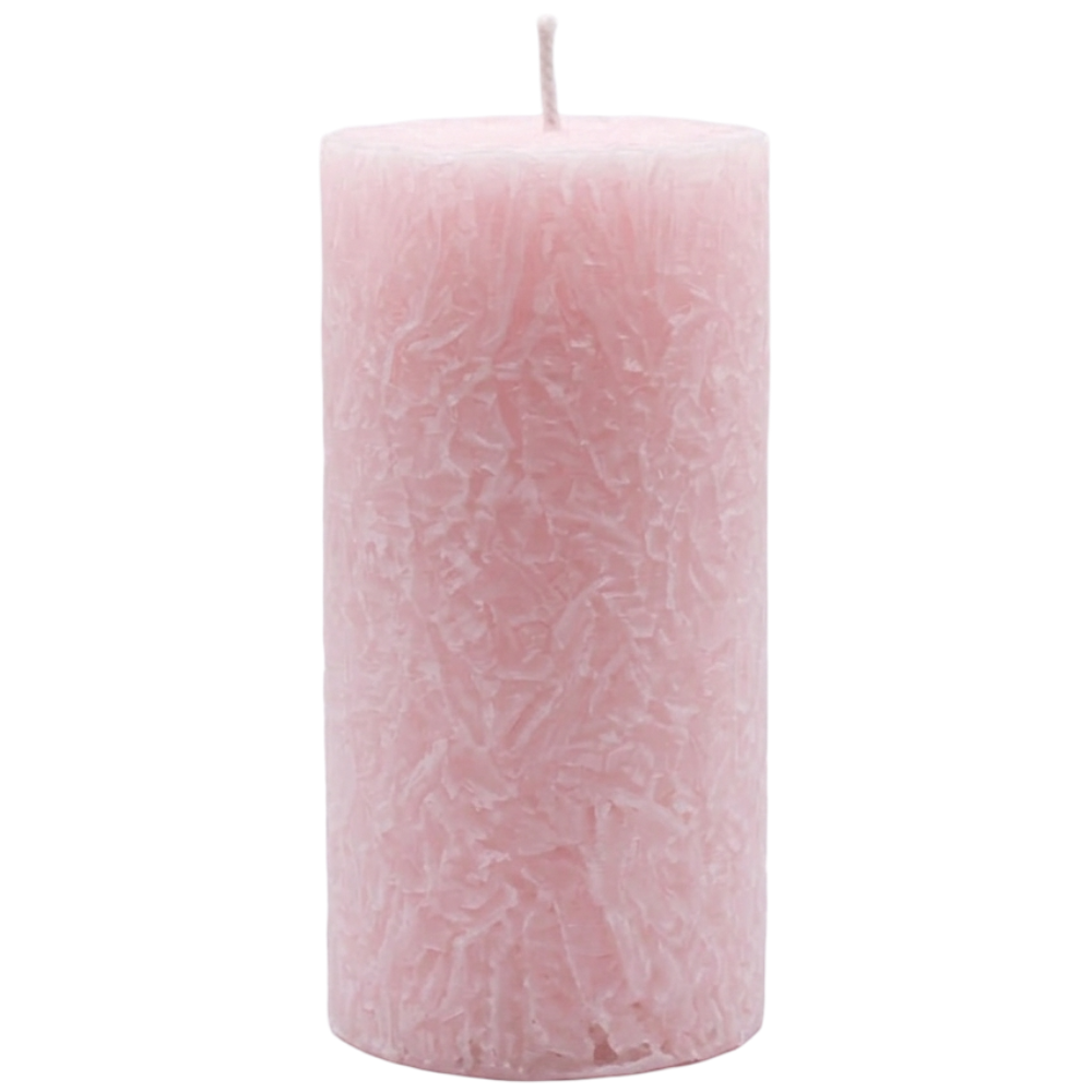 Party Decoration Fragrance Candle Shape Of Pillar Round - Pink - 4X2 Inch - 1 Pcs Only