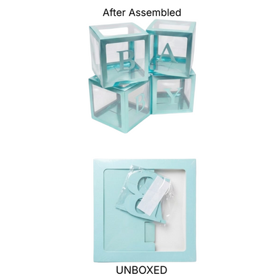 Party Decoration Baby Balloon Box Set - Aqua Green - (Box Only)