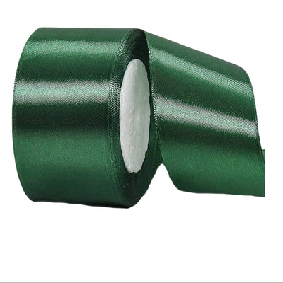Party Decoration Satin Gift Ribbon - Emerald Green - 2 Inch X 25 Yards