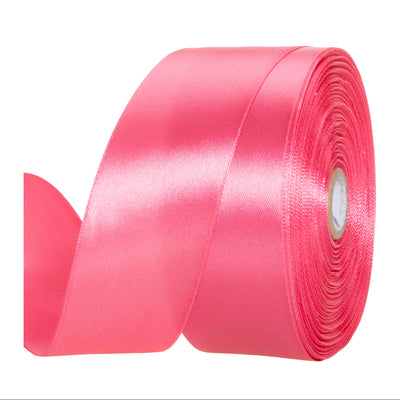 Party Decoration Satin Gift Ribbon - Brink Pink - 1.5 Inch X 25 Yards