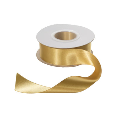 Party Decoration Satin Gift Ribbon - Gold - 1 Inch X 25 Yards