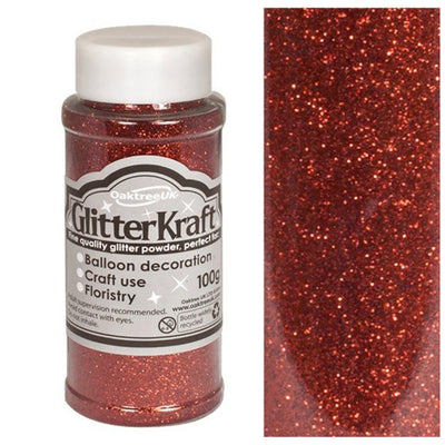 Glitterkraft Crafting Powder - Red - 100 G