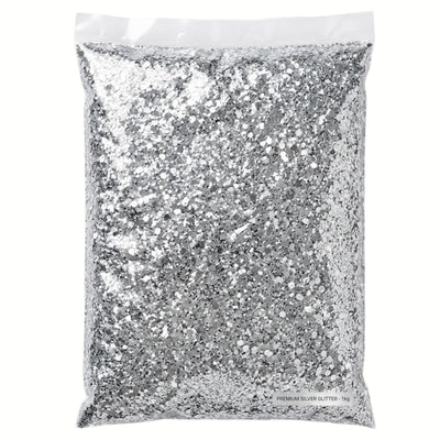 Glitterkraft Crafting Powder - Silver - 500 G