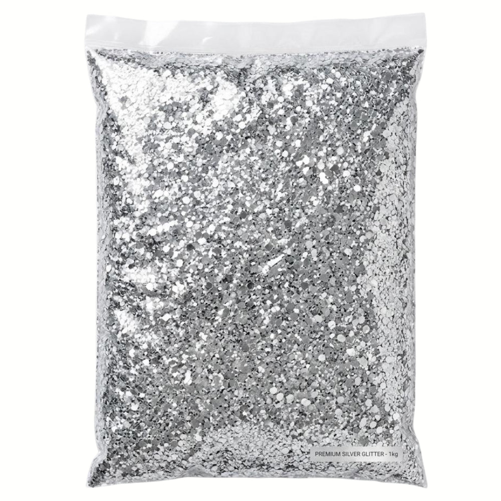 Glitterkraft Crafting Powder - Silver - 500 G