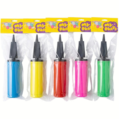 Hand Air Pump For Balloons - Manual Air Inflator - Assorted Colours (1Pcs Only)