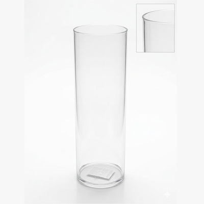 Acrylic Cylinder Flower Vase - 9X30Cm