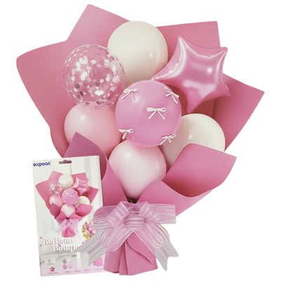 Balloon Bouquet Set - Pink - 21 Pcs Set