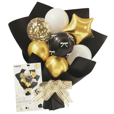Balloon Bouquet Set - Black - 21 Pcs Set