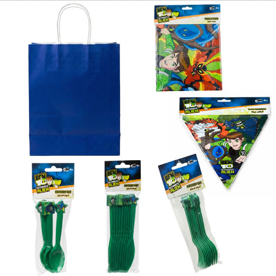 Ben 10 Ultimate Character Theme Party Decoration Combo - 6Pcs Set