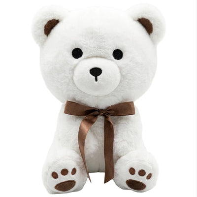 Teddy Bear Plush Doll - White Colour - 20 Cm