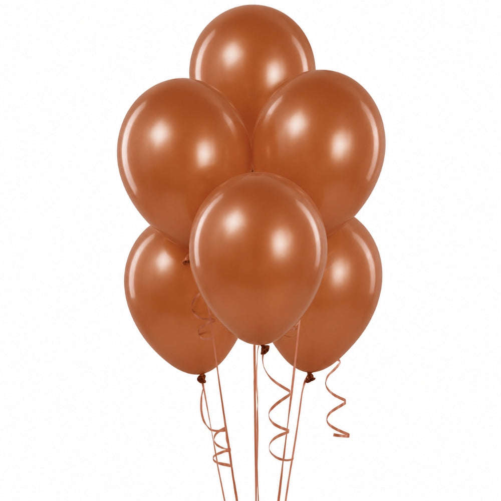 Latex Helium Balloon - Coffe Brown - 12 Inch