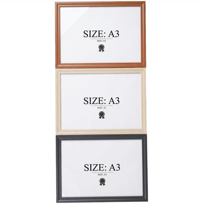 Wooden Photo Frame - Assorted Colours ( 1 Frame Only ) - A3