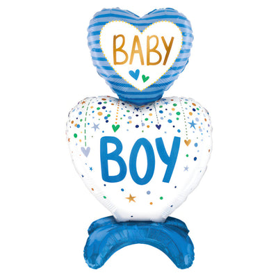 Baby Boy Theme Party Decoration Foil Balloon ( Uninflated ) - 60X115 Cm